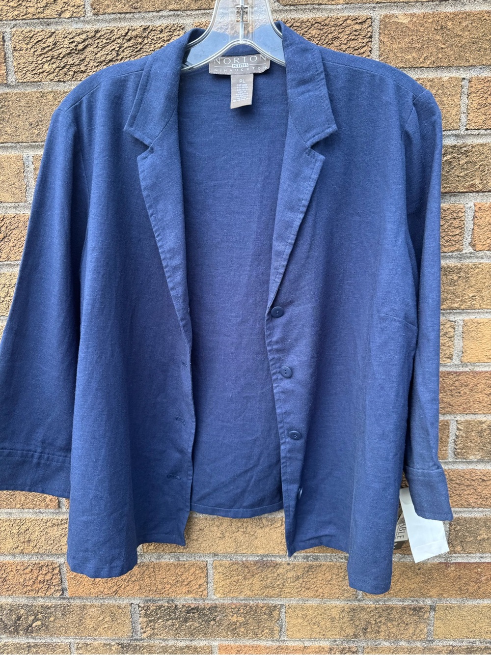 Norton McNaughton Navy Blue Lightweight Blazer